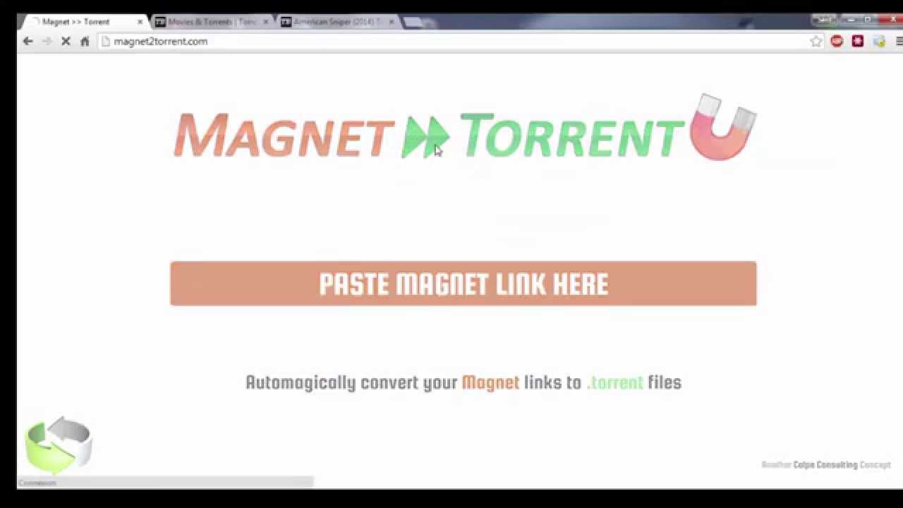 How to convert direct link to magnet link